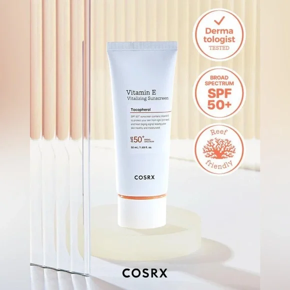 COSRX | Vitamin E Vitalizing Sunscreen | SPF 50 | Tacopherol | NiB 50 mL 2 Boxes - Picture 7 of 16